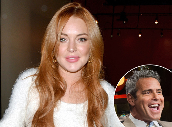 Andy Cohen, Lindsay Lohan Andy Cohen, Lindsay Lohan